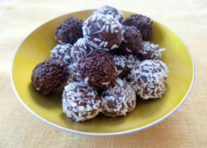 sjokoladeboller med kokos